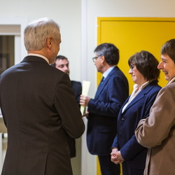 Visite de M. Jean Asselborn, Ministre des Affaires Etrangères dans les classes d'accueil au Kirchberg 2018